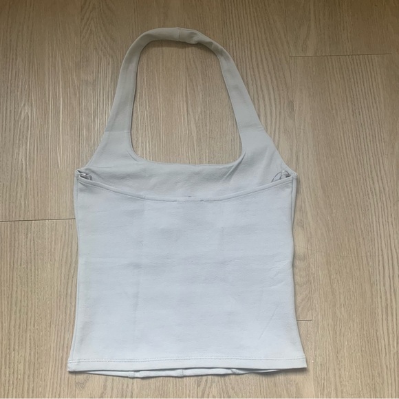 Zara Striped Gray Top - Picture 3 of 5